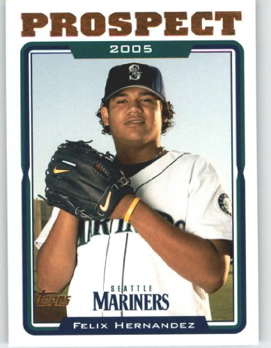 2005 Topps Update #110 Felix Hernandez PROS - Seattle Mariners (Prospect) (Baseball Cards)
