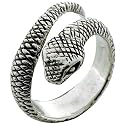 Coiled Snake - Sterling Silver Ring
