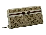 【並行輸入】 グッチ (GUCCI)ラウンドファスナー長財布<BR>257003-FFKPG-8420<BR>ベージュ/アイボリー GUCCI 財布 中古