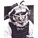 Steiner Sports MLB Yogi Berra with Catcher's Mask On Close Up Vertical B&W Autographed 8-by-10-Inch Photograph
