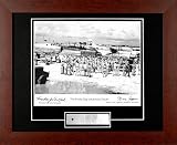 Century Collection Enola Gay Returns To Tinian Two Signature Autographed Photo Framed in Metal
