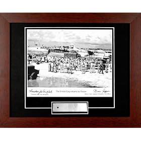 Century Collection Enola Gay Returns To Tinian Two Signature Autographed Photo Framed in... by Century Collection