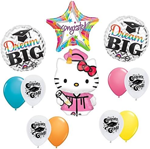 Hello Kitty Congrats Grad Balloon Decoration Set
