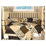 Trend Lab 4 Piece Crib Bedding Set- Geo Brown by Trend Lab
