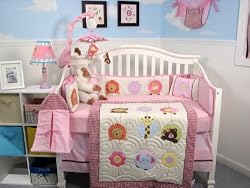 Buy SoHo Lollipop Jungle Baby Infant Crib Nursery Bedding Set 10pcs