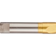 Chicago Latrobe 120DHT High-Speed Steel Long Length Drill Bit, TiN Coated, Round Shank with Tang, Parabolic Flute, 135 Degree Notched Point