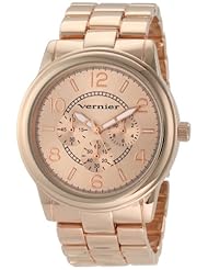 Vernier Womens VNR205 Rose-Tone Bracelet Watch