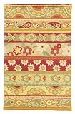 Pinzon Tuscan Stripe 5'-by-8' Hand-Hooked Wool Rug