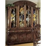 AICO 31005 / 31006 Royal Oak China Cabinet in Coffee