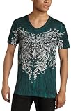 Affliction Young Men's Flourish T-Shirt,Black,Large
