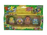 Koo Koo Birds 4 Pack (Lollapalooza, Scalawag, Mudskipper, and Dooselfink)IMAGE