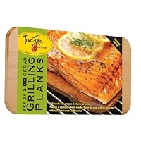 TrueFire Gourmet TFplanks12-2 2-Pack Cedar Grilling Plank, 7 by 12-Inch