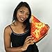 Pizza Novelty Food Throw Pillows Lifelike Designs - Super Sized - Easy to Clean