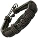 Dark Brown Flat Cords Wrapped Leather Bracelet