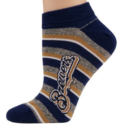 Milwaukee Brewers Ladies Team Stripe Socks
