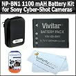 Replacement Sony NP-BN1 (1100 mAH) Extended Rechargeable Battery Kit For Sony Cyber-Shot Cameras Includes NP-BN1 Fits Sony DSC-TX10 DSC-TX5 DSC-TX7 DSC-TX9 DSC-T99 DSC-W330 DSC-WX5 DSC-W310 DSC-W350 DSC-W330 W510 W530 W570 DSC-WX9 T110 Camera + Hard Case Replacement Sony NP-BN1 (1100 mAH) Extended Rechargeable Battery Kit For Sony Cyber-Shot Cameras Includes NP-BN1 Fits Sony DSC-TX10 DSC-TX5 DSC-TX7 DSC-TX9 DSC-T99 DSC-W330 DSC-WX5 DSC-W310 DSC-W350 DSC-W330 W510 W530 W570 DSC-WX9 T110 Camera + Hard Case
