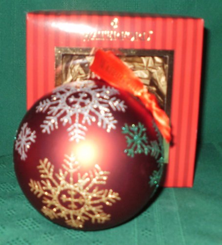 Waterford Holiday Heirloom Snowflake Ball Ornament