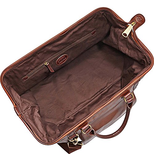 Fossil Men’s Estate Leather Framed Duffel All Travel Bag
