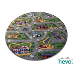 Spiel Spass HEVO Strassen Spielteppich 200 cm � Rund