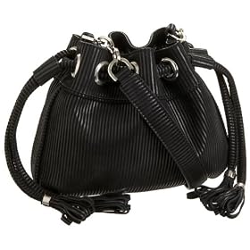 Calvin Klein Soft Metallic Bucket Bag
