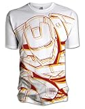 Iron Man 2 Helmet Overlay Mens T-Shirt