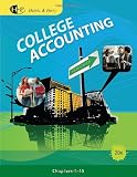 College Accounting, Chapters 1-15 (Available Titles Cengagenow)