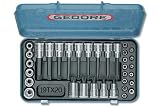 Eigenschaften KAYSER GmbH 4000821554 / GEDORE-WERKZEUGFABRIK OTTO DOWIDAT 19 TX 20 Steckschl¿sselsatz CV. 34tlg. 1/2Zoll TORX 8-60 E4-24 GEDORE f.4KT-Antrieb