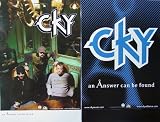 CKY - An Answer Can Be Found - Two Sided Poster - 17 Inches By 11 Inches - New - Rare - Deron Miller - Jess Margera - Chad I. Ginsburg - CIG - Foreign Objects - Oil - Camp Kill Yourself - Matt Deis - All That Remains