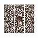 Elegant Wood Carved Decorative Wall Art Plaque