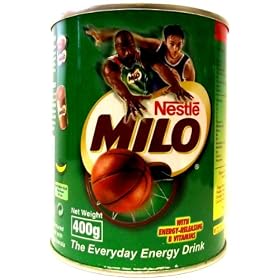 Nestle Milo Energy Cocoa Powder Drink 400 g (Pack of 4)