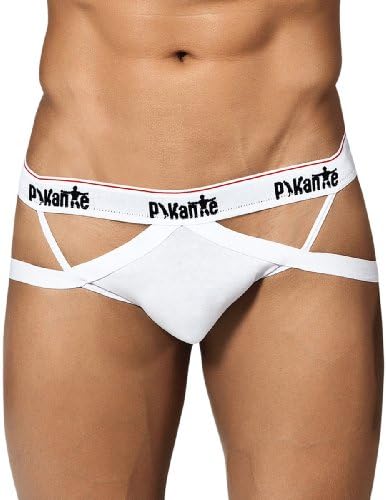PIKANTE Men's Spider Jockstrap - White/XL
