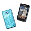 Original Handycop� GLITTER CASE BLAU Hardcase f�r Samsung I9100 Galaxy S 2 II S2 - Glitzer H�lle Tasche