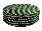 80 &acute; Fire Pit Cover - Green Stripes - B001PTGBYO