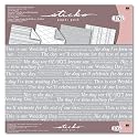 EK Success EKWPK02 I Do Silver Paper Pack
