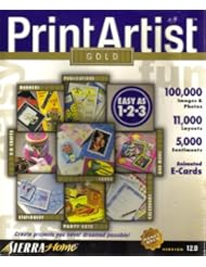 Software: Print Artist Gold (Version 12.0) [ Windows 98/95/NT4 ] - Sierra Home Software