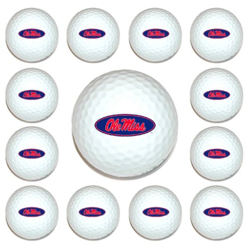Mississippi Rebels Dozen Pack Of Golf Balls From Team Golf