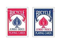 Bicycle Poker Playing Cards 1 red and 1 blue Decks