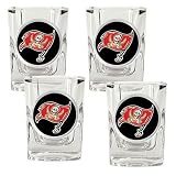 NFL Tampa Bay Buccaneers Square Shot Glass (Set of 4)