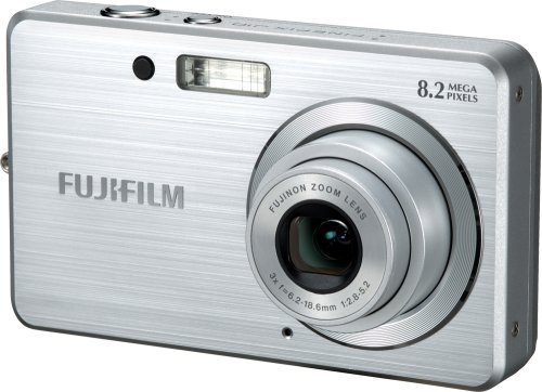 Fujifilm Finepix J10 8.2MP Digital Camera with 3x Optical Zoom (Brushed Silver) image