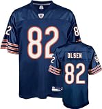 Greg Olsen Youth Jersey: Reebok Navy Replica #82 Chicago Bears Jersey