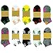 SDBING Women's Fuzzy Slipper Socks Soft Fluffy with Grippers Socks Winter Warm Non Slip Fleece Lined Socks (Black)