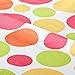 Ritz Microfiber 16 by 19-Inch Polka Dot and 2 Solid Kitchen Dish Towels, Pink/Yellow/Orange/Green, 3-Pack
