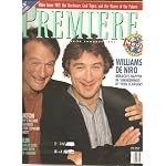 Premiere Magazine January 1991 Robin Williams and Robert De Niro Cover book cover