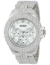 XOXO Womens XO5662 Analog Display Quartz Silver Watch