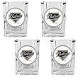 San Diego Padres MLB 4pc Square Shot Glass Set