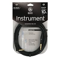 Planet Waves Custom Pro Series Instrument Cable, Right Angle, 10 feet