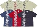 Hibiscus Panel Men's Hawaiian Aloha Shirt