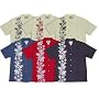 Hibiscus Panel Men's Hawaiian Aloha Shirt