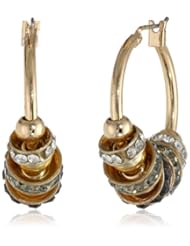 Anne Klein "Bright Idea" Gold-Tone Multi-Hoop Earrings