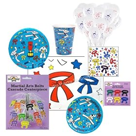 Martial Arts Standard Party Kit for 8
